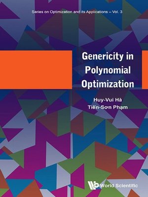 cover image of Genericity In Polynomial Optimization